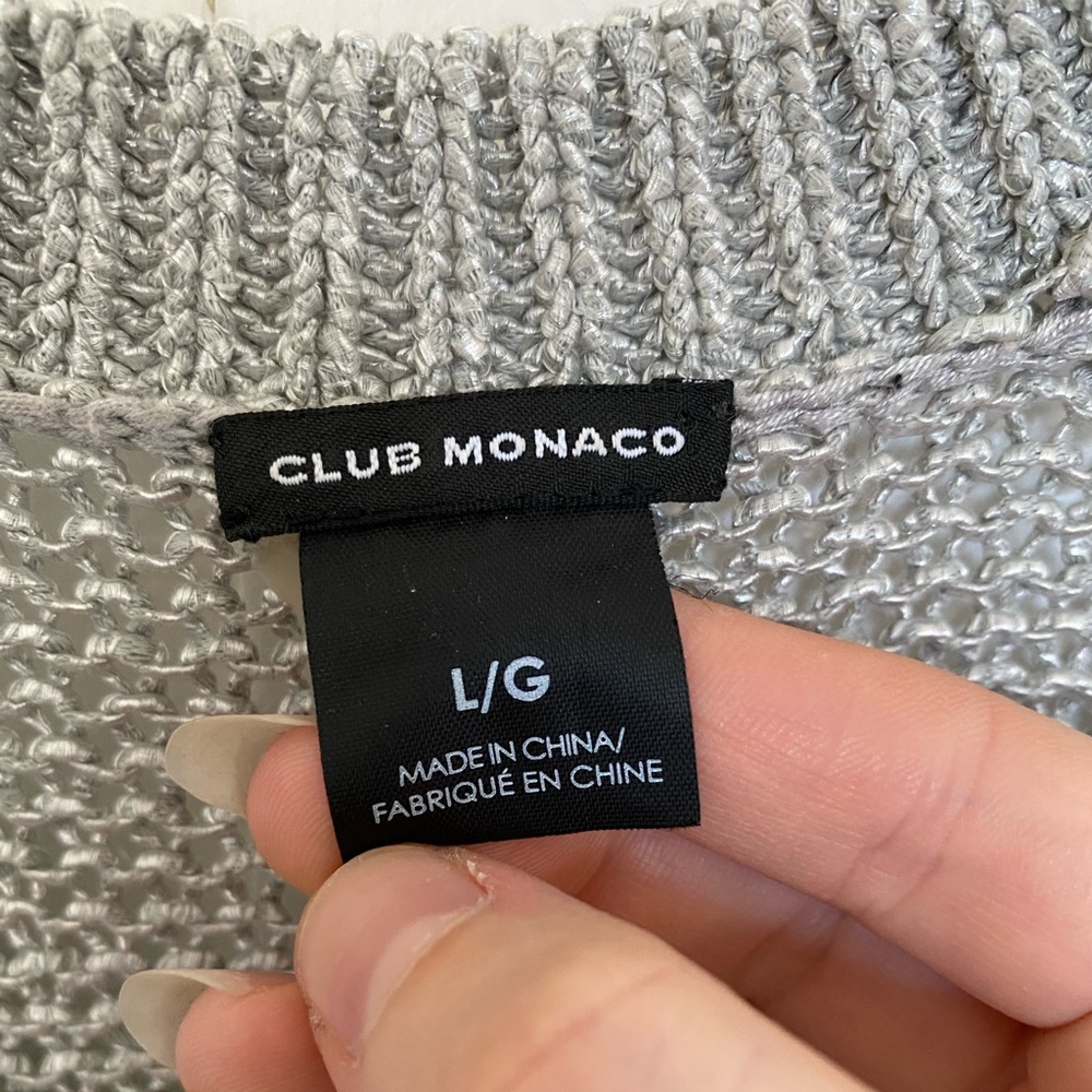 Club Monaco Metallic Sweater - Picture 2 of 3